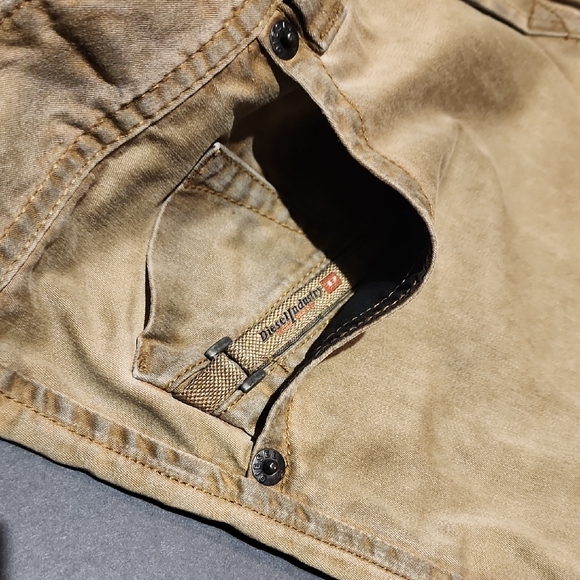 Diesel Men's Slim Fit Button Fly Jeans - Classic Brown - Picture 4 of 9